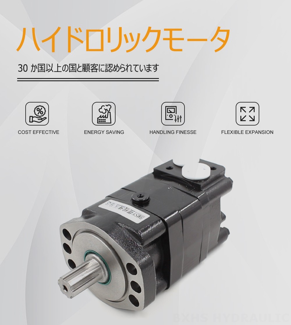 BMSYサイクロイド油圧モーター 100 cc/r 50 Lpm 油圧モータ